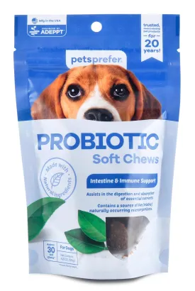 PetsPrefer Probiotic Soft Chews w/ ADEPPT