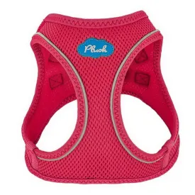 plush adjustable harness - peacock pink