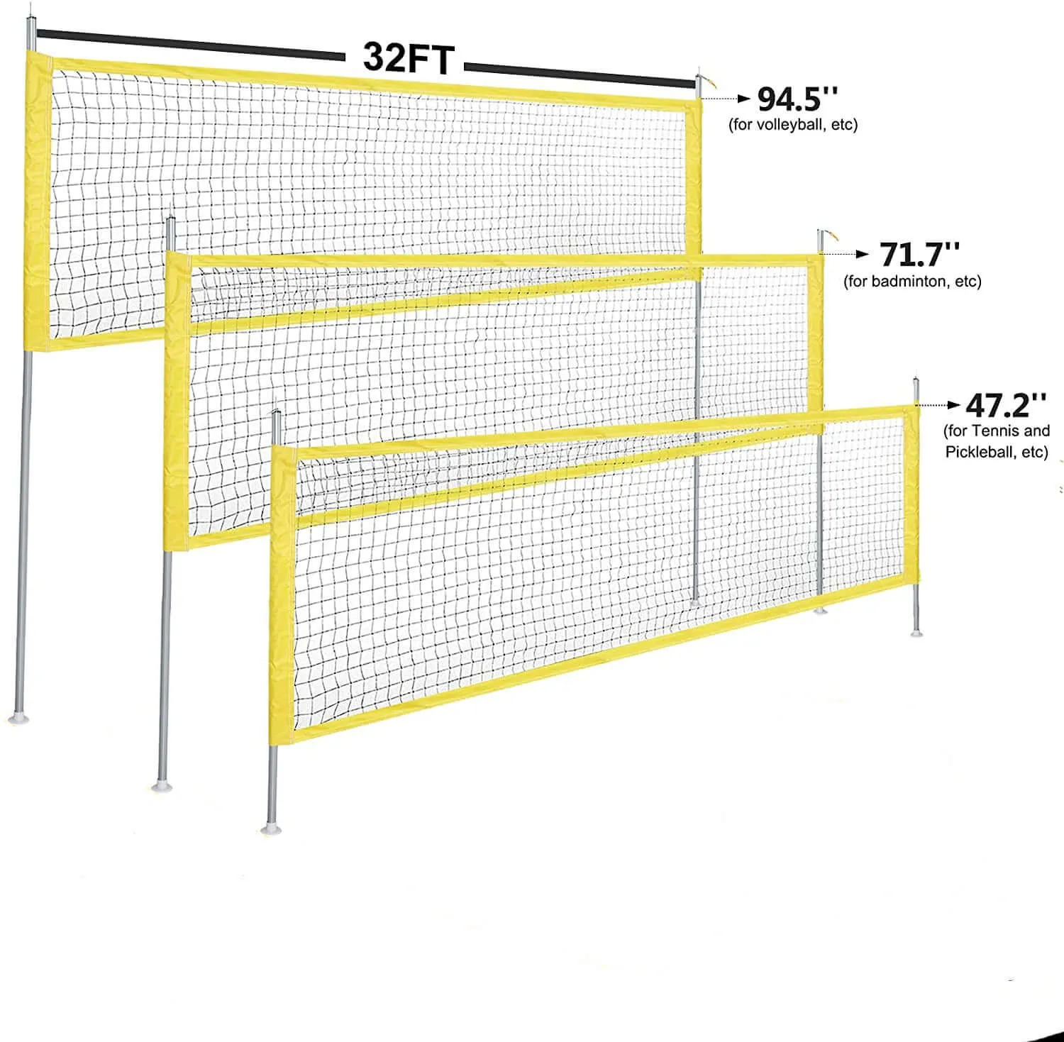 Portable Volleyball Set