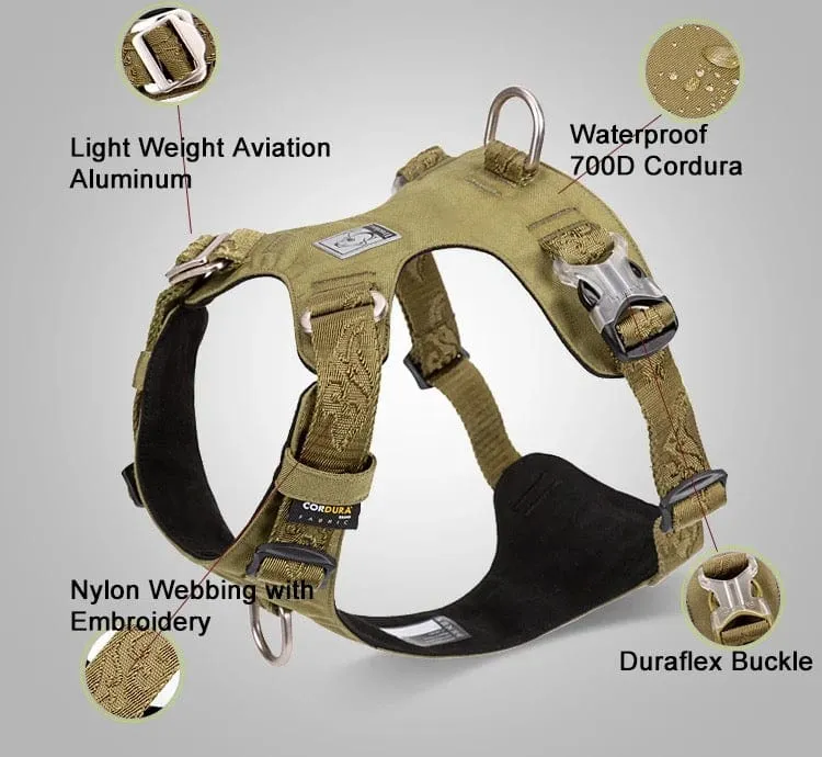 Premium Lightweight Cordura Harness & Leash Set