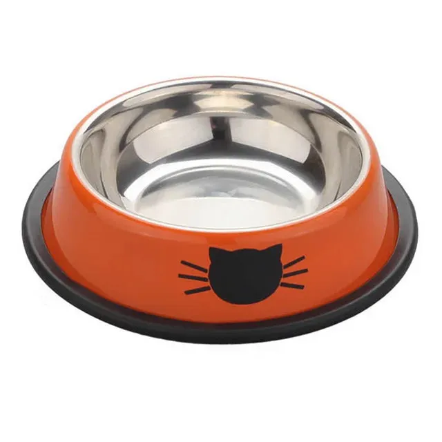 Stainless Steel Skidproof Pet Bowl - Durable & Easy to Clean