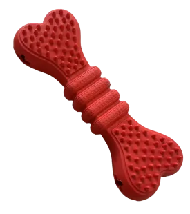 Waggly Rubber Puppy Love Bone Dispenser Dog Toy